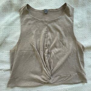 Aerie twist front cropped tank top
